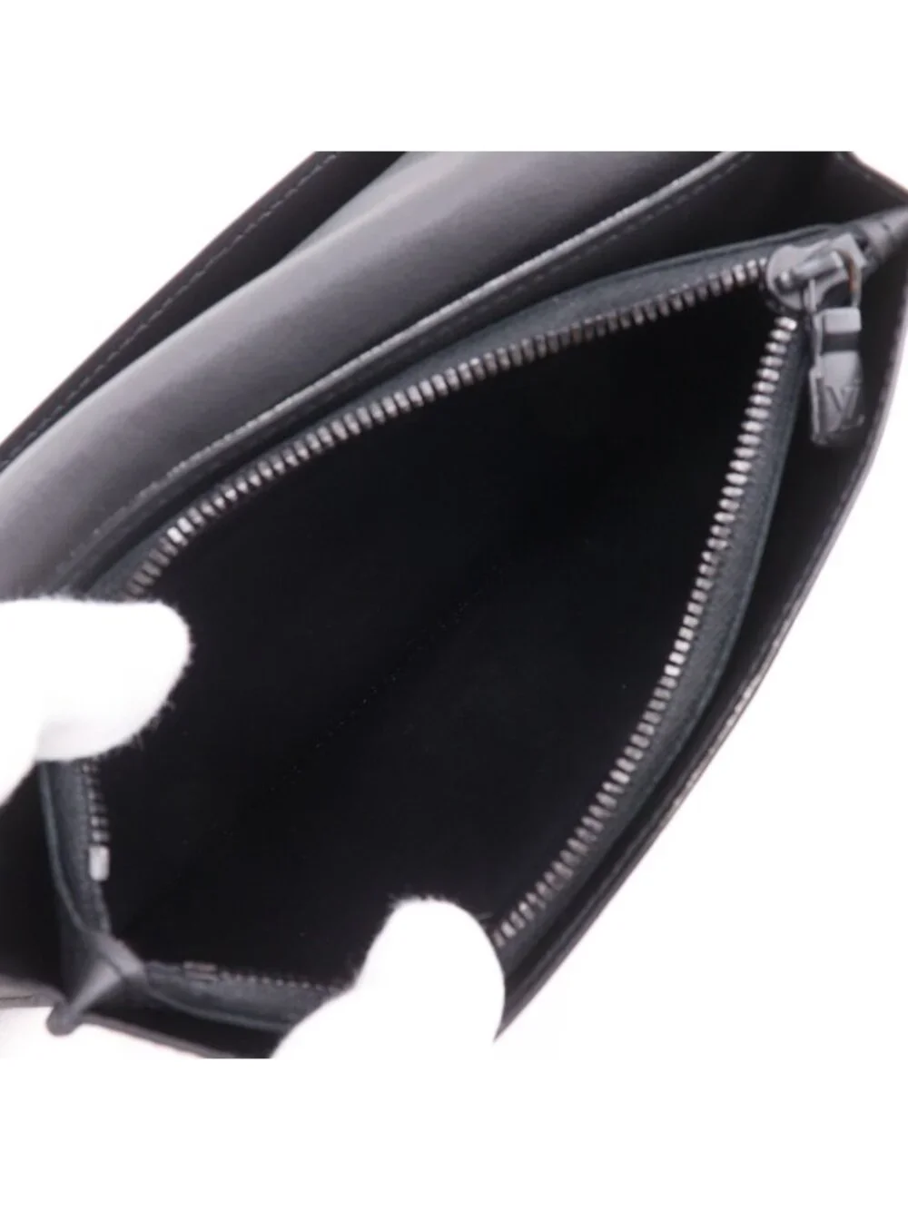 Louis Vuitton Portefeuille Brazza Monogram Shadow Leather Black Wallet